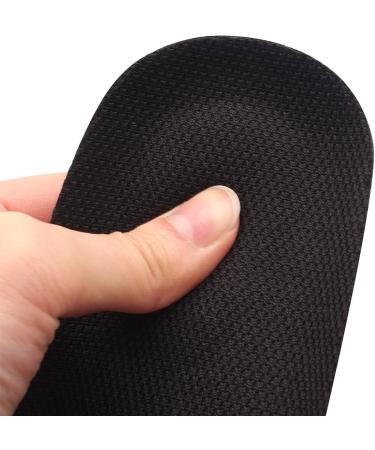 Footinsole Heel Cushion Height Insoles - Comfortable Mesh Black | Increase Height Instantly | Shoe Lifts for 1 Inch Gain - Buy Online on GoSupps.com