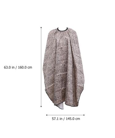 SUPVOX Leopard Waterproof Barber Cape - Hairdressing Salon Cape for Stylish Hair Cuts | International Shipping Available - Buy Online on GoSupps.com