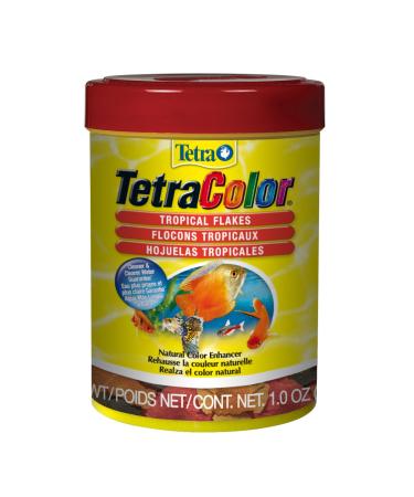 Tetra Tropical Colour Flakes Fish Food with Natural Colour Enhancers 28g 28 g (Pack of 1)