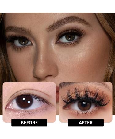 Asheyya 2 Pair Magnetic Eyelashes with Applicator Reusable Magnetic Lashes No Glue Liner Waterproof Eyelashes for Makeup - Buy Online on GoSupps.com
