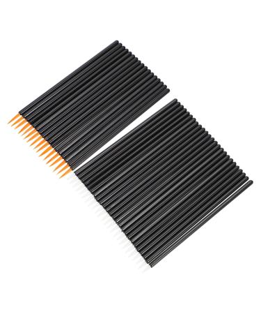 FOYTOKI 100pcs Disposable Eyelash Brush Makeup Eyeliner Brush Eye Makeup Brush Eye Tool Brush Cosmetic Eye Brush Eyeliner Fiber Brush Makeup Brush Applicator Fiber Eyeliner Brush