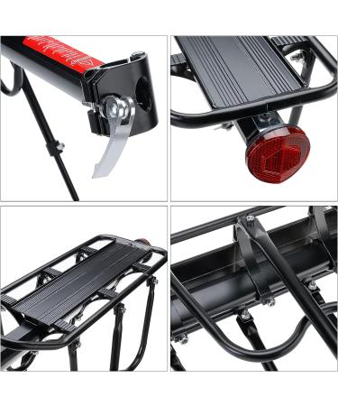 WerkWeit Rear Bike Rack - 110lb Capacity, Adjustable Aluminum Alloy Cargo Carrier - Buy Online on GoSupps.com