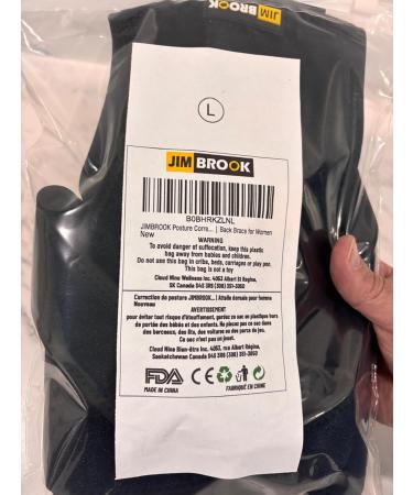 JIMBROOK Posture Corrector Women | Back Support Belt | Posture Corrector Men | Back Brace for Men | Shoulder Brace | Neck Pain Relief | Back Straightener Posture Corrector | Back Brace for Women Large - Buy Online on GoSupps.com