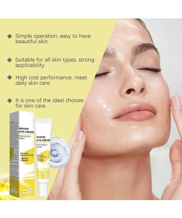 Revive Retinol Antiwrinkle eye cream deeply nourishing firming skin reduces dark spots promotes radiance reduces dark circles for all skin types 40 g 3 pieces unit size 3 pieces 1 ml 1er Pack - Buy Online on GoSupps.com