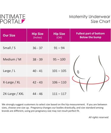 Intimate Portal Maternity Knickers | Pregnancy Postpartum Cotton Bikini 6-pack - Buy Online on GoSupps.com