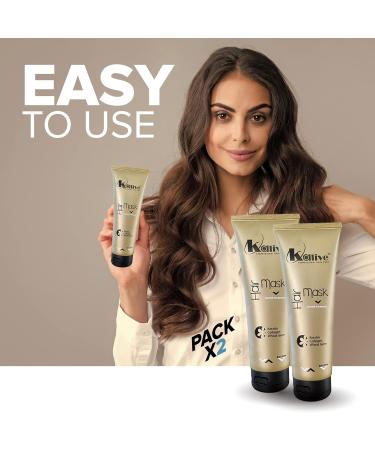 KALIVE Hair Mask 8 oz - Hydrating Keratin Collagen Treatment for Dry Damaged Hair (Pack of 2) - Buy Online on GoSupps.com