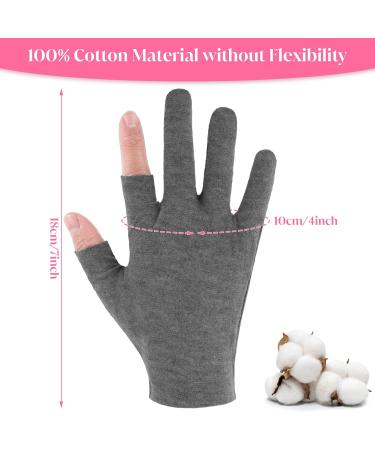 3Pair Touchscreen Cotton Gloves for Eczema and Dry Hands - Moisturizing Gloves SPA Overnight Washable Lotion Hand Spa Treatment Gloves Repair Rough Cracked Dry Chapped Hands Skin for Women - Buy Online on GoSupps.com