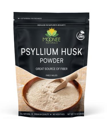 Psyllium Husk Powder (10 OZ) Gluten Free Non GMO Finely Ground Keto Friendly (10 Ounce (70 Servings)) 10 Ounce (Pack of 1)