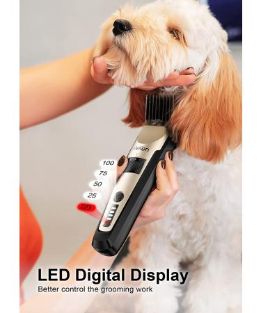 Veken Dog Grooming Kit Clippers - Low Noise Rechargeable Cordless Electric Quiet Clippers for Professional Pet Grooming - Buy Online on GoSupps.com