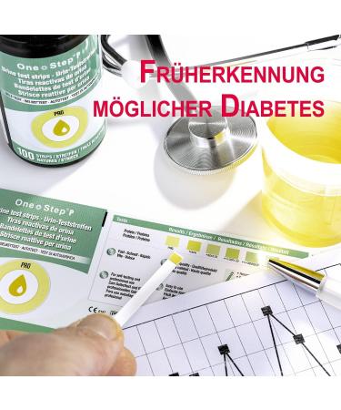 100 x One-Step Urine Test Strips for Protein Detection | Health Test for Diabetes & Kidney Damage | Accurate Proteinuria Testing - Buy Online on GoSupps.com