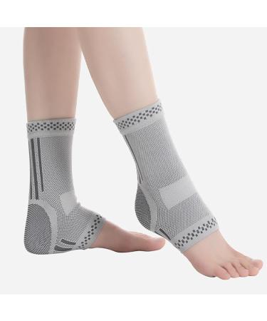 Self Heating Ankle Sleeve | Graphene Red Dot Sweat Wicking Support for Outdoor Sports (L) - International Shipping Available - Buy Online on GoSupps.com