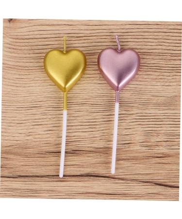 Cabilock 10pcs Birthday Cupcake Topper Gift Cupcake Decorating Valentines Day Candle Decor Valentines Cake Decoration Candle Heart Cupcake Toppers Memorial Candles Cupcakes Dessert Top Hat As Shown 9.7X2.8cm - Buy Online on GoSupps.com