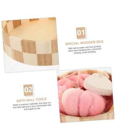 FRCOLOR 5 Sets Bath Set - Pink Loofah Bath Balling Kit for Women | Skincare Tools & Shower Cleaning Kit - Buy Online on GoSupps.com