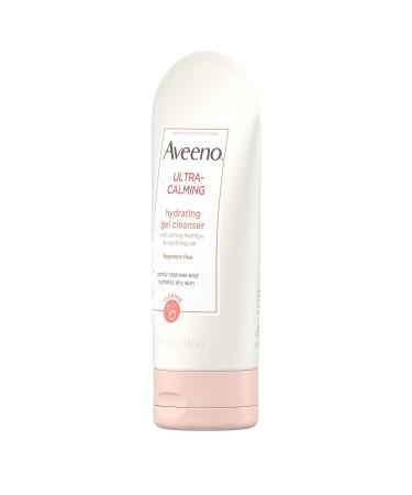 Aveeno Ultra-Calming Hydrating Gel Facial Cleanser | Feverfew & Oat | Hypoallergenic, Fragrance-Free, Non-Comedogenic | 5oz - Buy Online on GoSupps.com