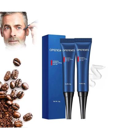 2PC Openeyes Gel Openeyes Awaken Peptide Lifting Eye Gel Eye Care Openeyes-Youth-Tiling Eye Lifting Gel for Men and Women reduces swelling/dark circles/folds under the eyes 7.5 g (2 pack)