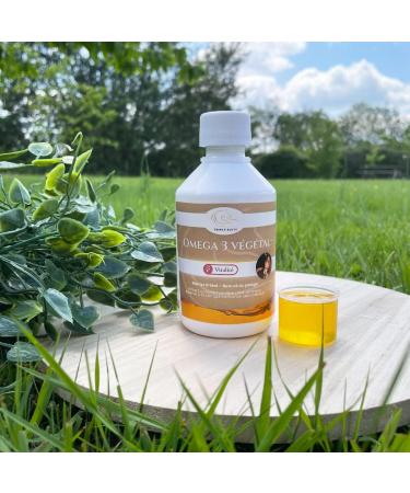 PRINCE EQUIN - OMEGA 3 VEGETAL - Horse nutritional supplement - Linseed oil and seaweed oil rich in omega 3 - Bottle 250 ml - Horse condition recovery - Shine of the dress - French brand - Buy Online on GoSupps.com