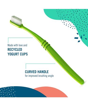 Eco-Friendly Adult Toothbrushes Made in USA from Recycled Plastic - Ultra Soft Bristles - 3 Pack - Buy Online on GoSupps.com