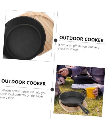 Frying Pan Japanese Frying Pot Outdoor Cooker Breakfast Griddle BBQ Grill Pan Iron Skillet Frying Pan Cooking Utensils Pan Camping Pots Mini Pan Japan (Color : 14cm Size : 24X15.5X3CM) 24X15.5X3CM 14cm - Buy Online on GoSupps.com