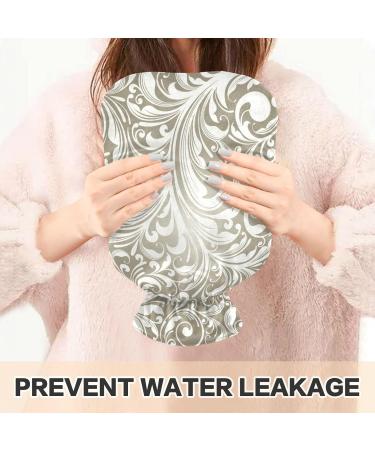 Naanle Paisley Flower Hot Water Bottle - 2L for Back Pain Relief Hand/Foot Warmer & Cold Therapy - International Shipping Available - Buy Online on GoSupps.com
