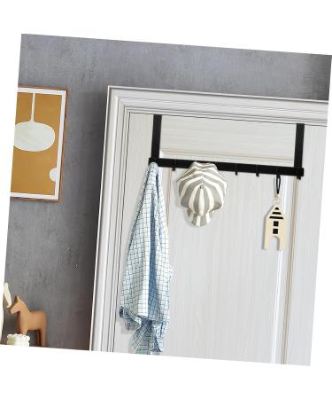 Alipis Space Aluminum Door Hanger Hangers Towel Holder Over The Door Multi Hook Door Hook Clothing Hat Hook - Buy Online on GoSupps.com