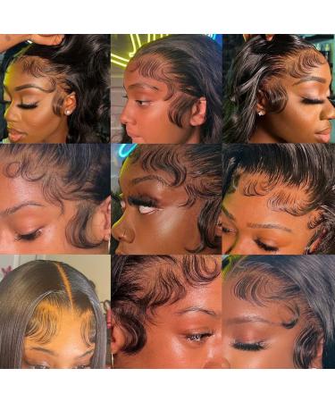 Alipearl HD Lace Baby Hair Strips for Natural Edges - 4 Pack, Reusable Swiss Lace Hairline Pieces for Women - Handmade, Invisible, Human Hair - Buy Online on GoSupps.com