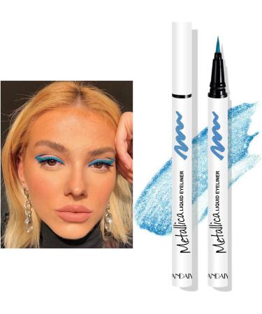 Waterproof Glitter Liquid Colored Eyeliner Colorful Eye Liners for Women Waterproof Smudge Proof Eyeliner Pen Personalized Highlight Makeup 02 - Buy Online on GoSupps.com