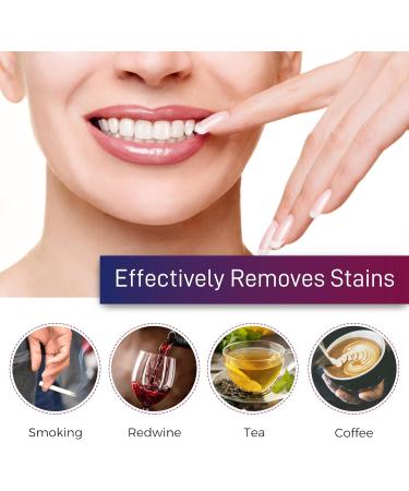 Purple Teeth Whitening Gel & Toothpaste Serum - Effective Stain Remover for Sensitive Teeth | International Shipping Available - Buy Online on GoSupps.com