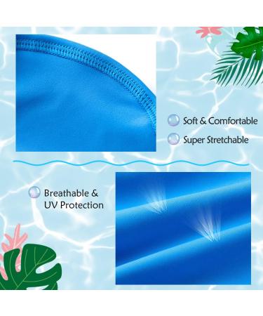 Buy Comfortable Bathing Caps for Kids & Adults - 2-Pack Elastic Swim Caps with Earplugs & Nasal Clip - Buy Online on GoSupps.com
