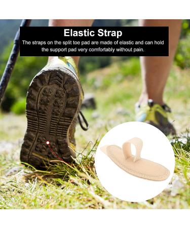 Hammer Toe Cushion & Bunion Support Pads - Adjustable Toe Straighteners for Curled Toes - Left Foot Correction - Buy Online on GoSupps.com