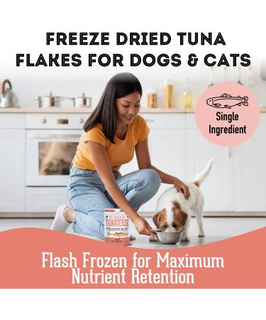 The Granville Island Pet Treatery|Freeze Dried Tuna Flakes Treat for Dogs & Cats Freeze-Dried Bites Raw Single Ingredient Flash Frozen to Maintain Nurtients Vitamins and Healthy Oils 60g Tuna 60 g (Pack of 1) - Buy Online on GoSupps.com