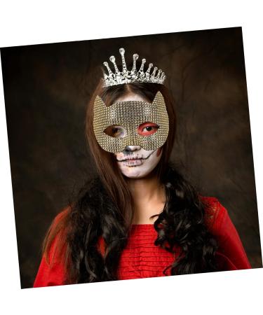 minkissy Eye Patch Eye Mask Decor Masquerade Mask Cosplay Mask for Adults Mask Prop for Women Masquerade Party Mask Animal Mask Props Female Mask European and American Blindfold Rhinestones - Buy Online on GoSupps.com