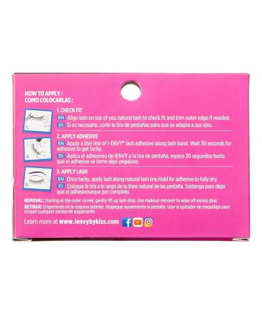 Buy Kiss I Envy Hollywood 03 Bold Glam Style Lashes - Pack of 6 | International Shipping Available - Buy Online on GoSupps.com