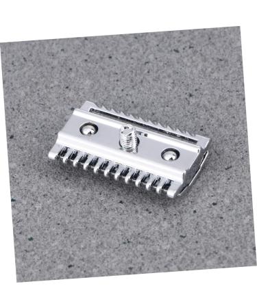 Beavorty 2-Piece White Shaving Set - Men's Metal Razor with Chestnut Wood Handle | Premium Grooming Accessories - Buy Online on GoSupps.com