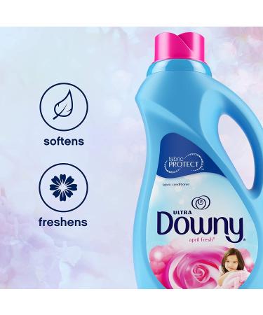 Downy Ultra April Fresh Liquid Fabric Softener 34 Fl Oz - 6 Pack | 40 Loads - Packaging May Vary - Buy Online on GoSupps.com