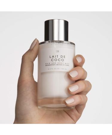 Lait de Coco Hair & Body Mist - 3.4oz | 100ml - Le Monde Gourmand Coconut Milk Mist 3.40 Fl Oz (Pack of 1) - Buy Online on GoSupps.com