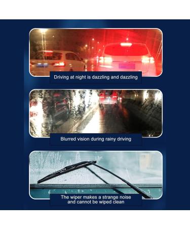Car Glass Oil Film Cleaner Effective Car Glass Cleaner Oil Film Remover 150ml Mild Safe Cleaning Liquid Oil Film Removing Supplies for Window Windshield Shower Door Littryee - Buy Online on GoSupps.com
