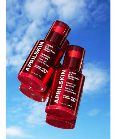 APRILSKIN 20% Vitamin A.C.E. Brightening Serum | Vegan & Cruelty-Free | Vitamin Complex for Age Spots, Dark Circles, Dullness - Buy Online on GoSupps.com