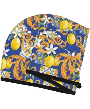 Sicilian Style Microfiber Hair Towel - Super Absorbent Coral Velvet Wrap for All Hair Types - Quick Dry Cap for Women - Buy Online on GoSupps.com