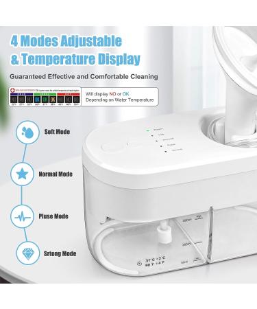 Electric Ear Wax Removal Kit w/ 4 Modes & FDA Certification - One-Hand Operation Ear Cleaner for Adults & Kids - Includes 4 Ear Tips, Temperature Sticker & Physiological Salt - Buy Online on GoSupps.com