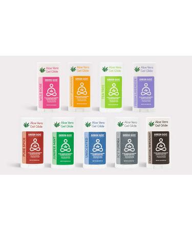 Green Goo All Natural Apricot Lemongrass Deodorant Gel 2.25oz - Pack of 3 | Men and Women's Deodorant - Buy Online on GoSupps.com