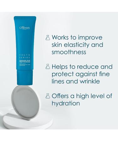 Skin Chemists Anti Ageing Hyaluronic Acid 1% Night Cream - 1.69 Fl Oz | Fights Fine Lines & Wrinkles - Buy Online on GoSupps.com