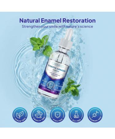 Cavity Protection Tooth Armor Liquid: Science-Backed Formula Strengthens Enamel with Remineralization Drops at-Home Tooth Enamel Support Stronger Teeth Hydroxyapatite 60 ml - Buy Online on GoSupps.com