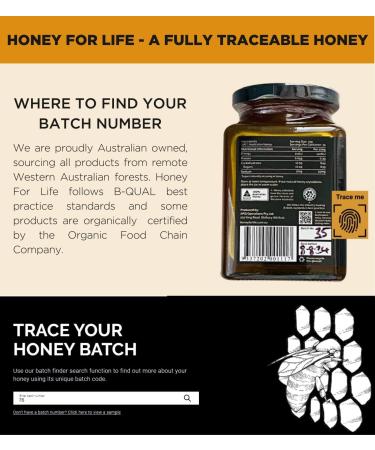 Jarrah TA35+ / MGO 1125+ Extremely Active Honey - 500g Raw & Unpasteurised | Stronger than Manuka 1000 MGO - Buy Online on GoSupps.com