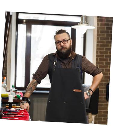 Ipetboom Barber Apron Kitchen Apron Mens Apron Serving Apron Polyester Apron Grill Aprons for Gardener Pocket Apron Overalls for Men Cafe Aprons Fabric Women's Kitchen Supplies Milk Tea - Buy Online on GoSupps.com