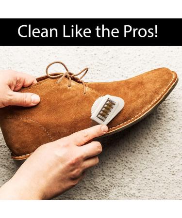 Shacke Suede & Nubuck Leather Brush Cleaner - Premium 4-Way Cleaning Tool - Buy Online on GoSupps.com
