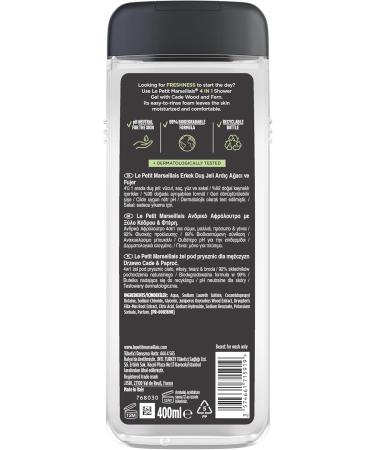  Le Petit Marseillais Marseillais Tree Cade Shower Gel 400 ml - Buy Online on GoSupps.com