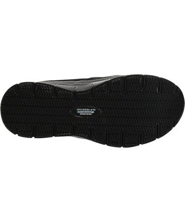 Skechers Men's Flex Advantage Sr Mcallen-m 10.5 Black - Comfortable Slip-Resistant Work Shoe - Buy Online on GoSupps.com