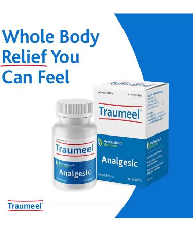 Traumeel Pain Relief Tablets - Arnica + 13 Active Ingredients for Muscle, Joint, Back, Arthritis, and Injury Pain - Made in Germany - 100 Tablets - Buy Online on GoSupps.com