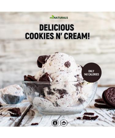 miNATURALS Whey Pure Isolate High Protein Drink Mix Powder For Shakes (Cookies & Cream - 1 KG) - with Inulin Fibre - Chicory Root Cookies & Cream (1 KG) - Buy Online on GoSupps.com