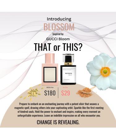 BLOSSOM | Inspired by GC. BLOOM | Pheromone Perfume for Women | Extrait De Parfum | Long Lasting Dupe Clone Essential Oils Fragrance | Perfume De Mujer | (50 ml / 1.7 Fl Oz) 1.7 Fl Oz (Pack of 1) - Buy Online on GoSupps.com